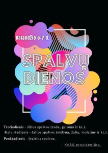 spalvu dienos